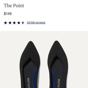 Rothy’s The Point Black flats
